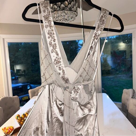 Zara Women’s Satin Dress with Embroidery Limited Edition Size M NWT - Picture 13 of 16